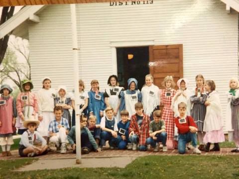 Sheridan Elementary class at Heritage School in ‘89 or ‘90